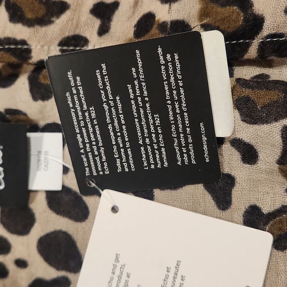 NWT ECHO OSFM SCARF/KIMONO - Picture 3 of 6